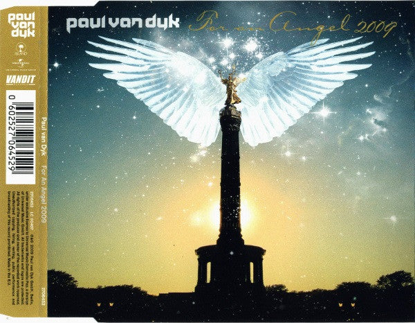 Paul van Dyk : For An Angel 2009 (CD, Single)