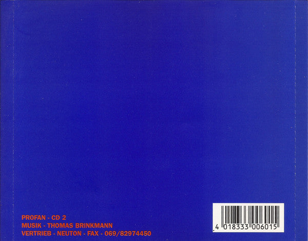 Thomas Brinkmann : Studio 1 - Variationen (CD, Album)