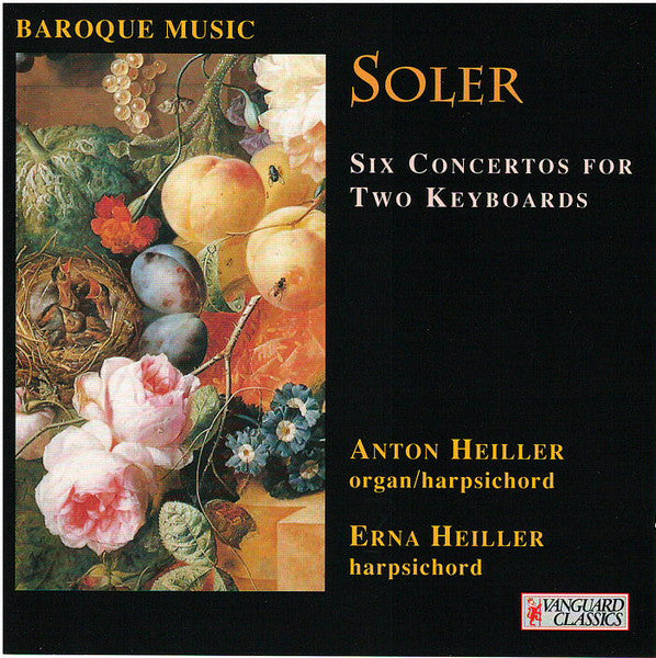 Antonio Soler*, Anton Heiller, Erna Heiller : Six Concertos For Two Keyboards (CD, Album, RE)