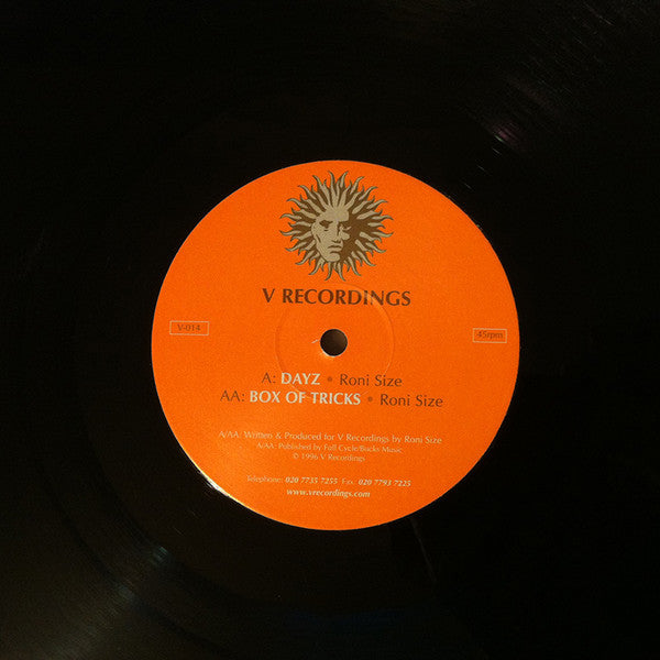 Roni Size : Dayz / Box Of Tricks (12", RP)
