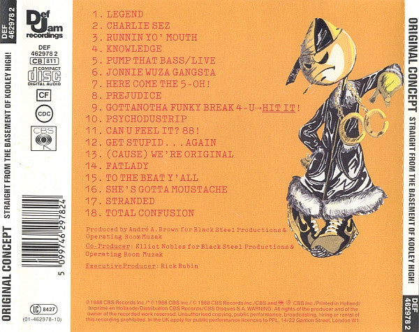 Original Concept : Straight From The Basement Of Kooley High! (CD, Album)