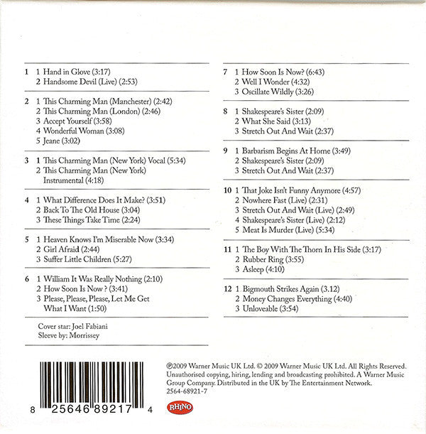 The Smiths : Singles Box (12xCD, Single, RM + Box, Comp, Ltd, Num)