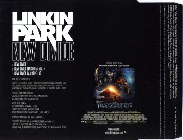 Linkin Park : New Divide (CD, Single)
