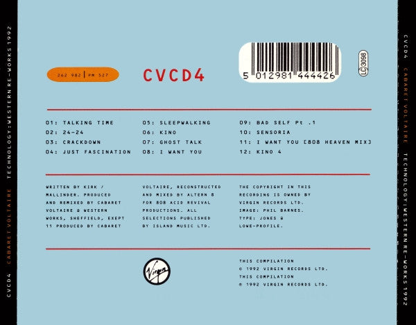 Cabaret Voltaire : Technology: Western Re-Works 1992 (CD, Album)