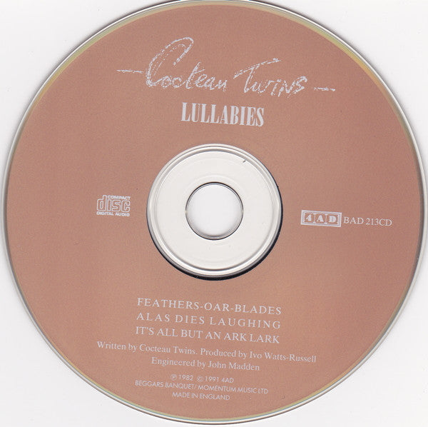 Cocteau Twins : Lullabies (CD, EP, RE)