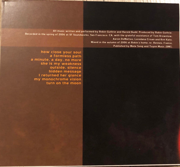 Robin Guthrie, Harold Budd : Before The Day Breaks (CD, Album, RE, RP, Dig)