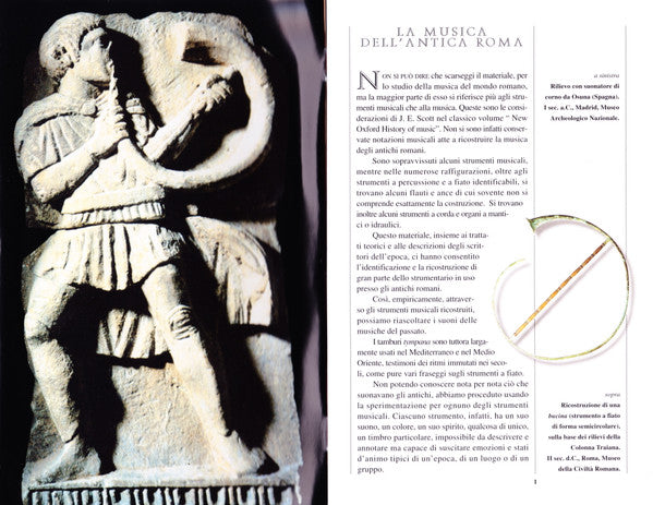 Synaulia : Music Of Ancient Rome Volume 1: Wind Instruments (CD, Album, Dig)