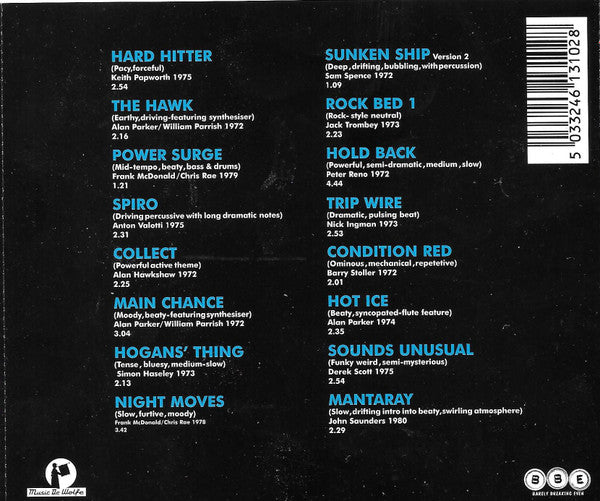 Various : Bite Hard: The Music Of De Wolfe Studio Sampler (1972-80) (CD, Comp)