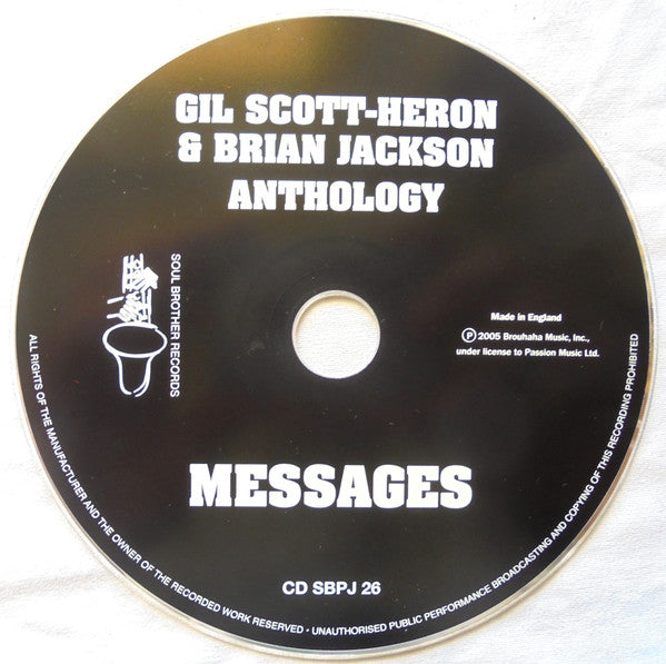 Gil Scott-Heron And Brian Jackson* : Anthology. Messages (CD, Comp)