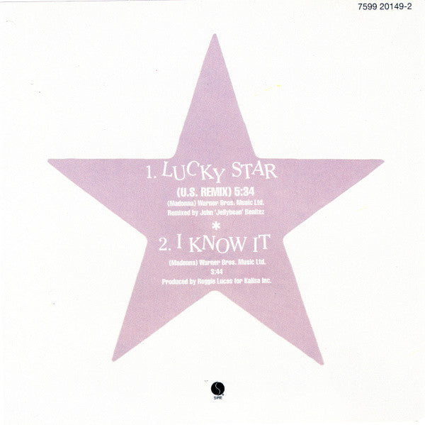 Madonna : Lucky Star (CD, Single, RE)