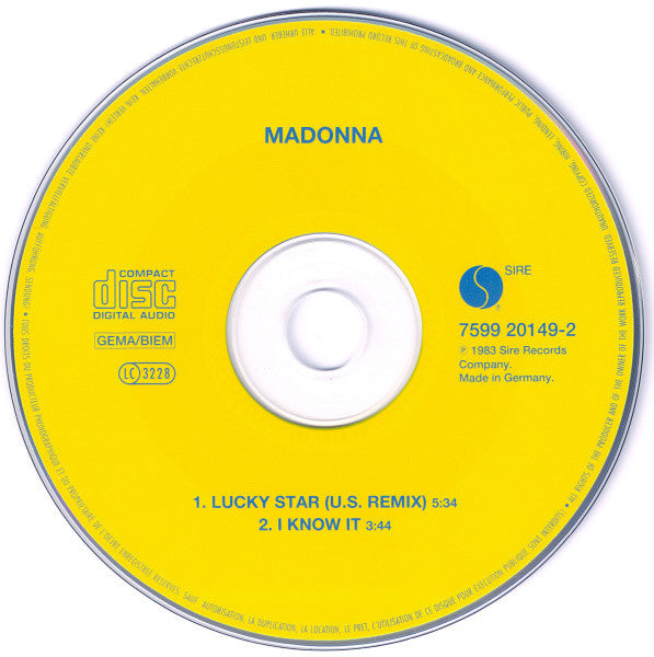 Madonna : Lucky Star (CD, Single, RE)