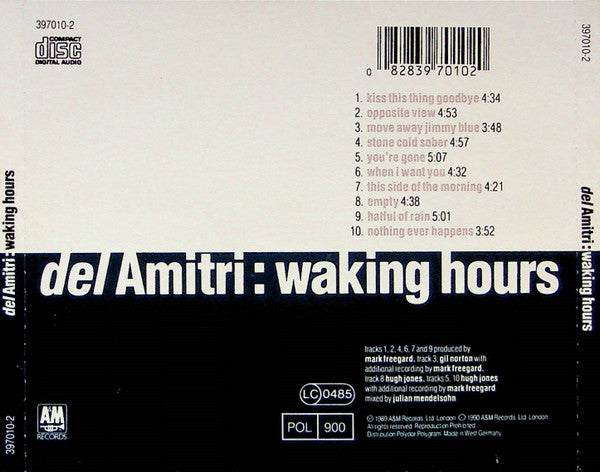 Del Amitri : Waking Hours (CD, Album, RE)