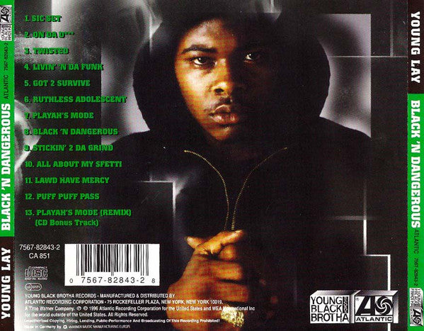 Young Lay : Black 'N Dangerous (CD, Album)