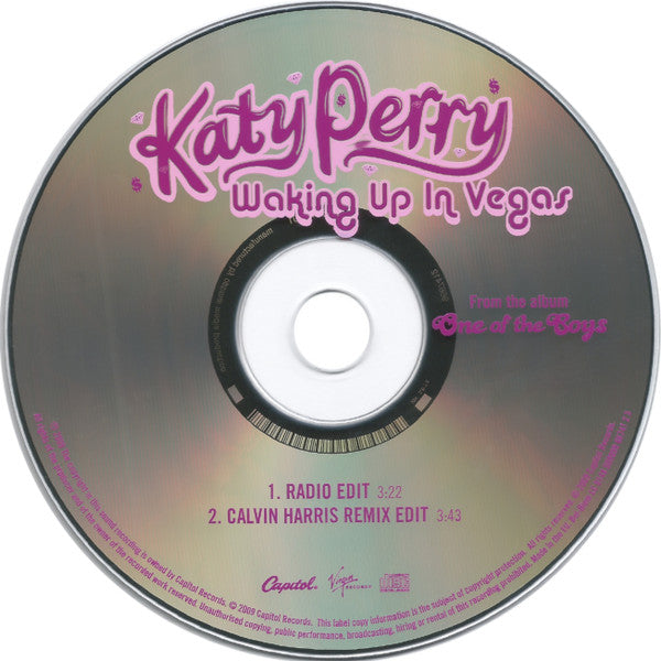 Katy Perry : Waking Up In Vegas (CD, Single, Car)