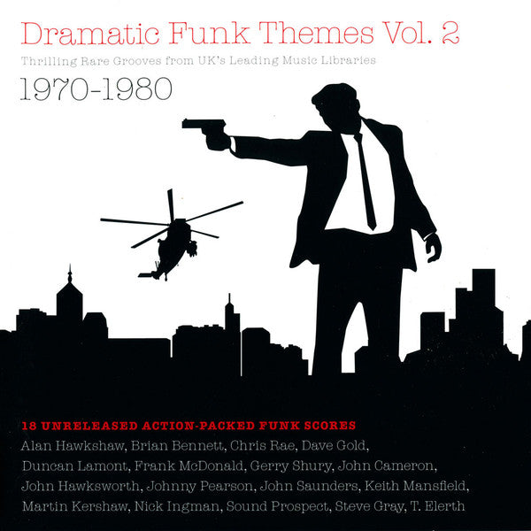 Various : Dramatic Funk Themes Vol. 2 (Thrilling Rare Grooves From UK's Leading Music Libraries 1970-1980) (CD, Comp, RM)