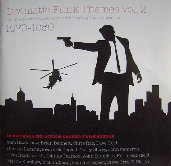 Various : Dramatic Funk Themes Vol. 2 (Thrilling Rare Grooves From UK's Leading Music Libraries 1970-1980) (CD, Comp, RM)