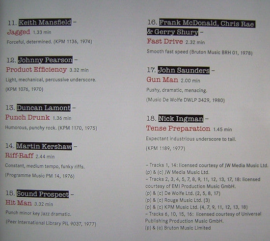 Various : Dramatic Funk Themes Vol. 2 (Thrilling Rare Grooves From UK's Leading Music Libraries 1970-1980) (CD, Comp, RM)