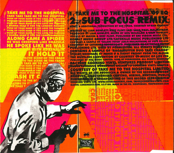 The Prodigy : Take Me To The Hospital (CD, Single)