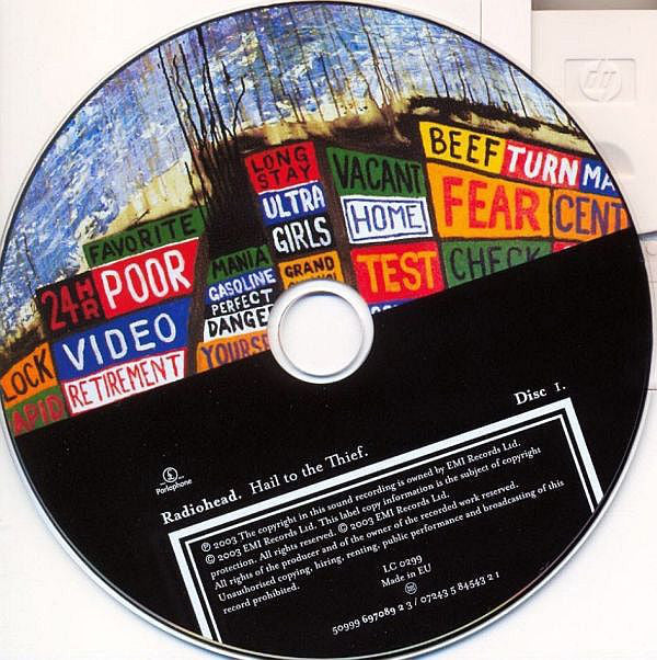 Radiohead : Hail To The Thief (CD, Album, RE + CD, Comp + Col)