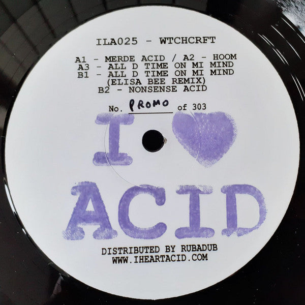 Wtchcrft : I Love Acid 025 (12", Ltd, Num, 180)