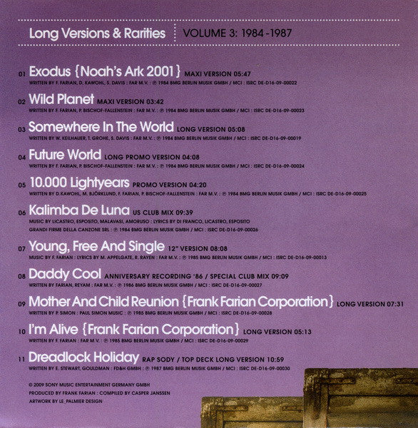 Boney M. : Ultimate Boney M. (Long Versions &amp; Rarities / Volume 3: 1984-1987) (CD, Comp)