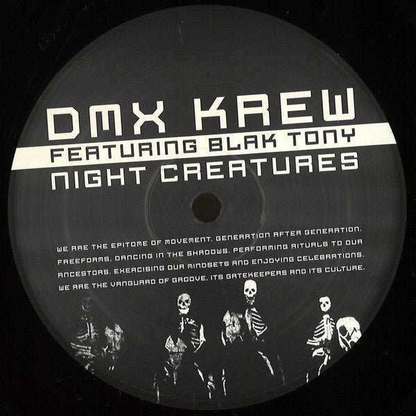 DMX Krew Featuring Blak Tony : Night Creatures (12")