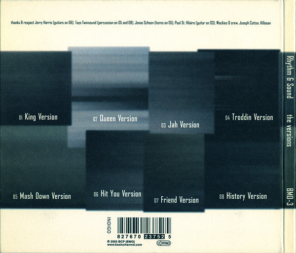 Rhythm &amp; Sound : The Versions (CD, Comp)