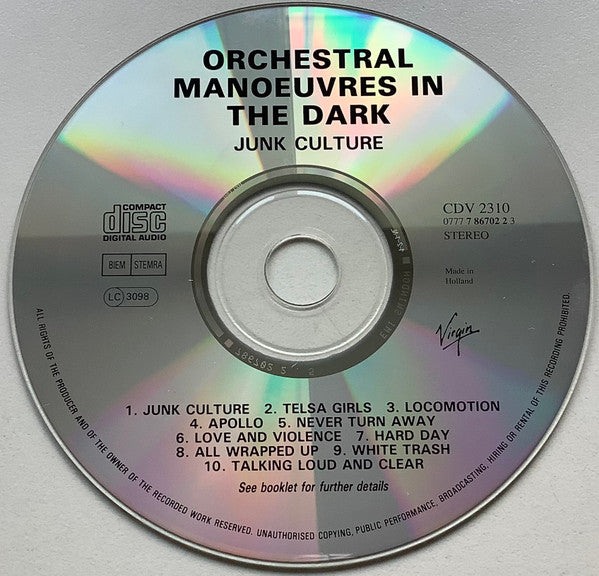 Orchestral Manoeuvres In The Dark : Junk Culture (CD, Album, RE, RP)
