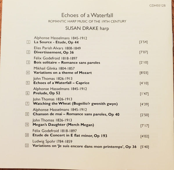 Susan Drake : Echoes Of A Waterfall (Romantic Harp Music Of The 19th Century) (CD, Album, RE)