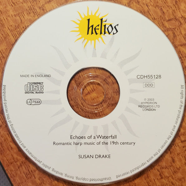 Susan Drake : Echoes Of A Waterfall (Romantic Harp Music Of The 19th Century) (CD, Album, RE)