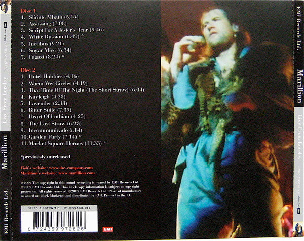 Marillion : Live From Loreley (2xCD, Album)
