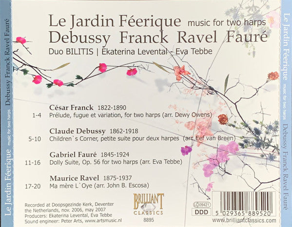 Duo Bilitis, Ekaterina Levental, Eva Tebbe : Le Jardin Féerique: Music For Two Harps (CD, Album)
