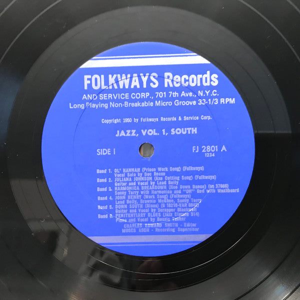 Various : Jazz Volume 1: The South (LP, Comp)