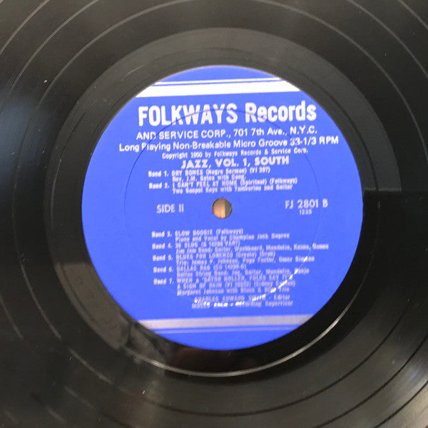 Various : Jazz Volume 1: The South (LP, Comp)