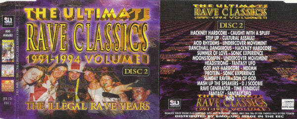 Various : The Ultimate Rave Classics 1991-1994 Volume 1 (3xCD, Comp + Box)