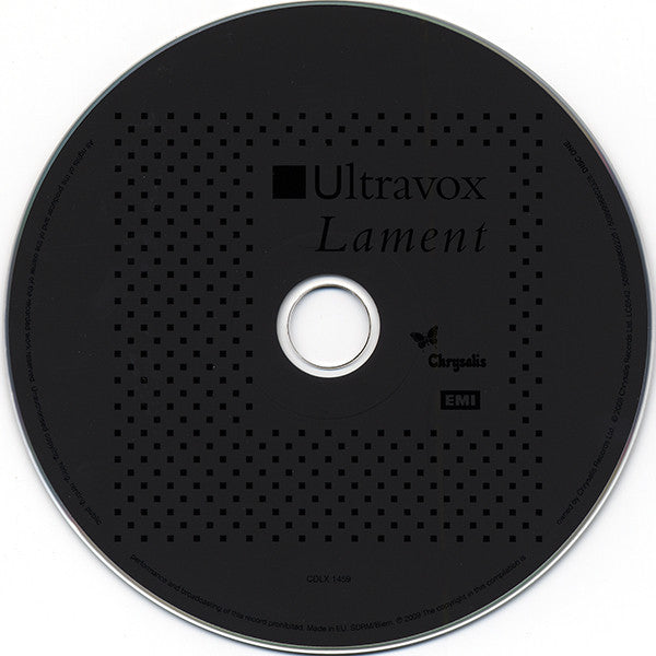 Ultravox : Lament (CD, Album, RE + CD, Comp + RM, Def)