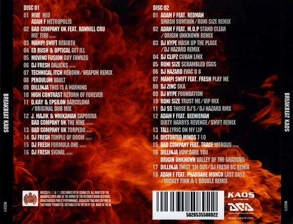 Various : Breakbeat Kaos (2xCD, Mixed)