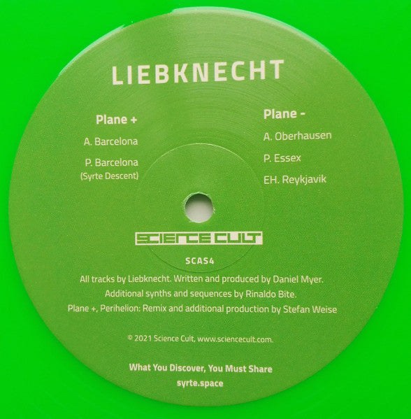 Liebknecht : 527​.​039 (12", EP, Ltd, Gre)
