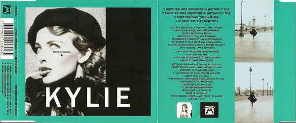 Kylie Minogue : Finer Feelings (CD, Single)