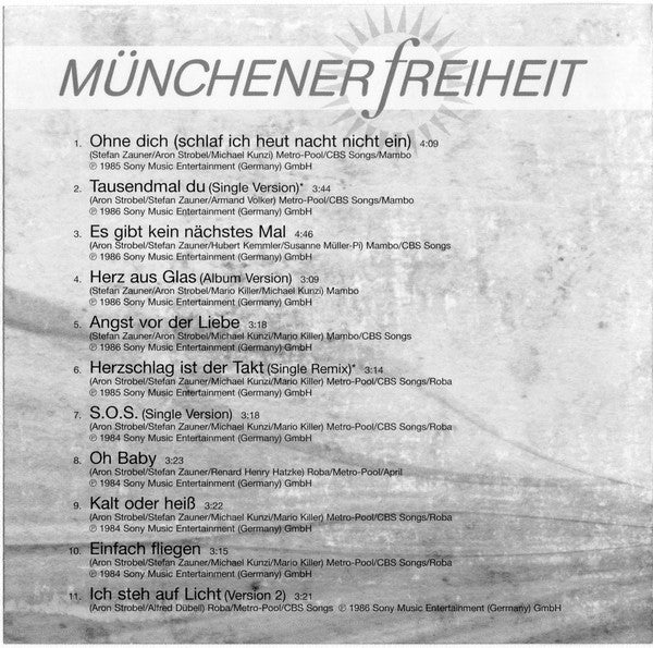 Münchener Freiheit : Es Gibt Kein Nächstes Mal (Hits &amp; Raritäten Der 80er Jahre) (3xCD, Comp + Box)