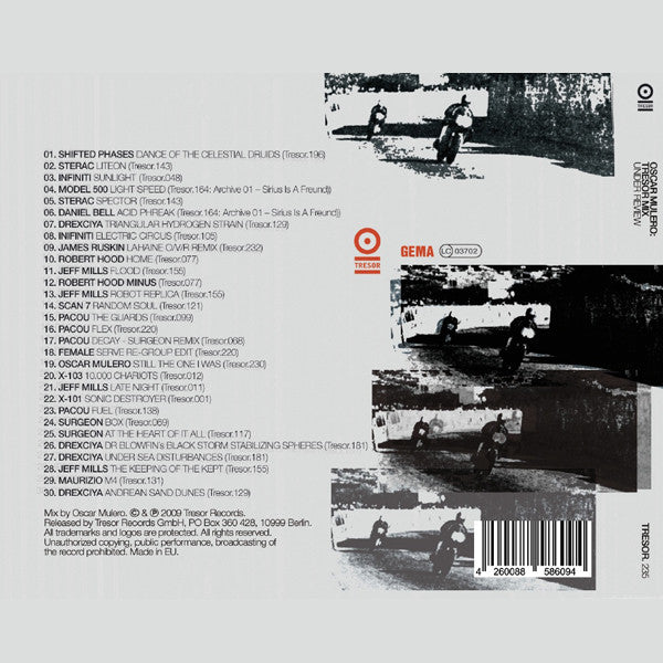 Oscar Mulero : Tresor Mix: Under Review (CD, Comp, Mixed)