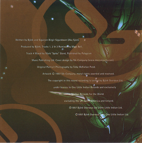 Björk : Bachelorette (CD, Single, Two)