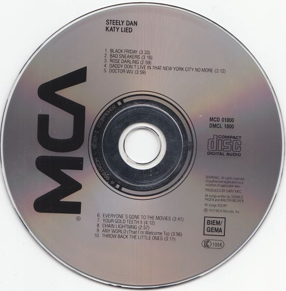 Steely Dan : Katy Lied (CD, Album, RE)