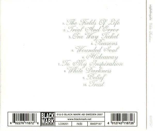 Nightingale : White Darkness (CD, Album, Dig)