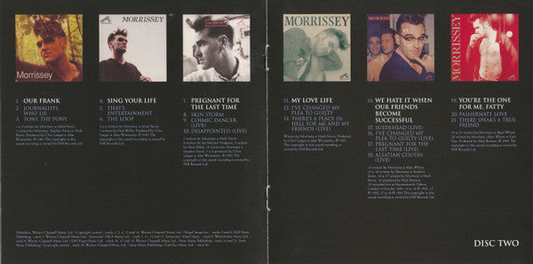 Morrissey : The HMV / Parlophone Singles '88-'95 (3xCD, Comp, Fat)