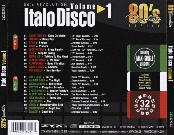 Various : 80&#39;s Revolution - Italo Disco Volume 1 (2xCD, Comp, RM)