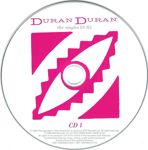 Duran Duran : The Singles 81-85 (3xCD, Comp, RE)