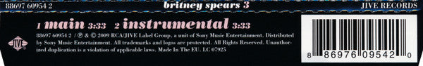 Britney Spears : 3 (CD, Single)