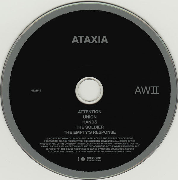 Ataxia : AW II (CD, Album, RE)