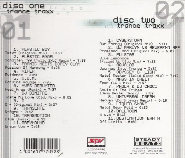 Various : Trance Traxx - Volume 01 (2xCD, Comp)